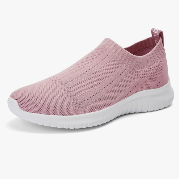 TIOSEBON Women's Walking Sock Shoes Elastic Knit Lightweight Slip on Breathable - Picture 7 of 7